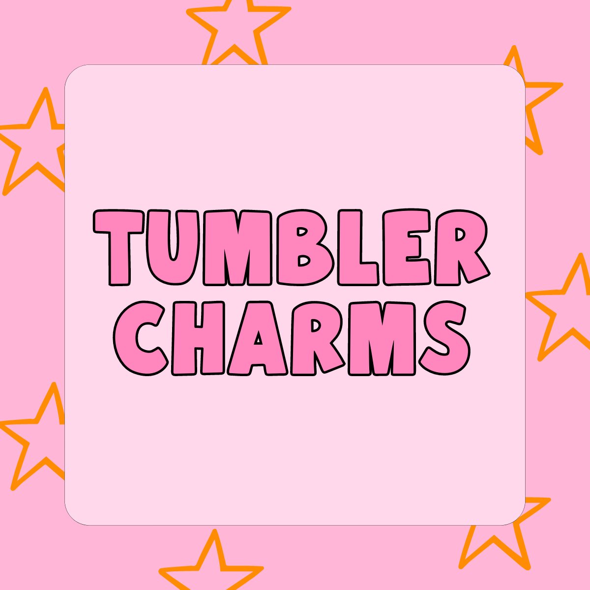Tumbler charms